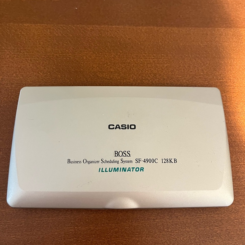 Casio SF-4900C Electronic Organizer with Illuminator